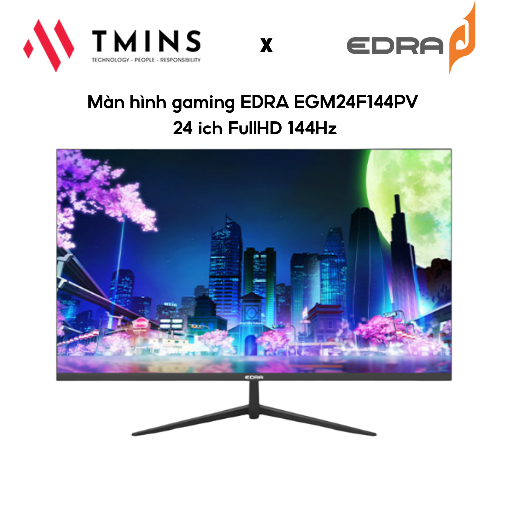 Màn hình gaming EDRA EGM24F144PV 24 ich FullHD 144Hz - Hàng chính hãng