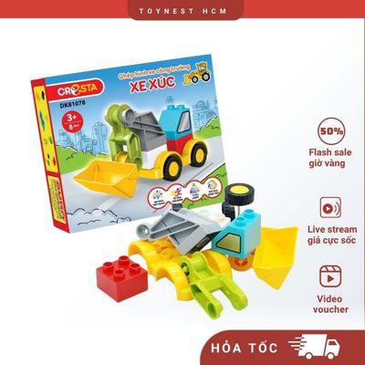 Đồ Chơi DUKA: Ghép Hình Xe Công Trường