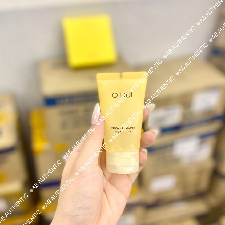 Sữa rửa mặt OHUI vàng Miracle Toning Jelly Cleanser 40ml - AB AUTHENTIC | BigBuy360 - bigbuy360.vn