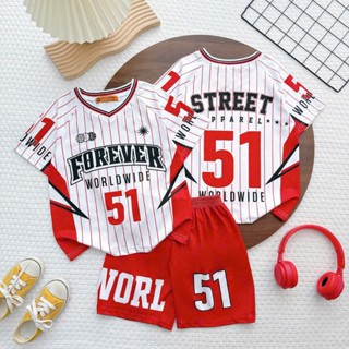 [G77] 12-45kg Đồ bộ bé trai ( quần thun ) chất vải thun lạnh thái mát mịn thể thao