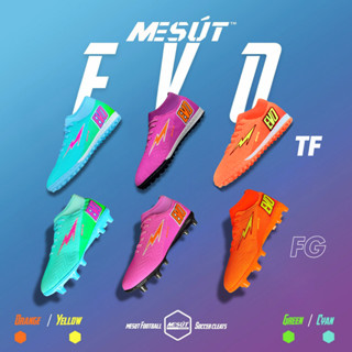  Giày Đá Bóng Mesút EVO  Tặng Tất & Túi Rút  May Miễn Phí Đế TF - FG Cao Su 