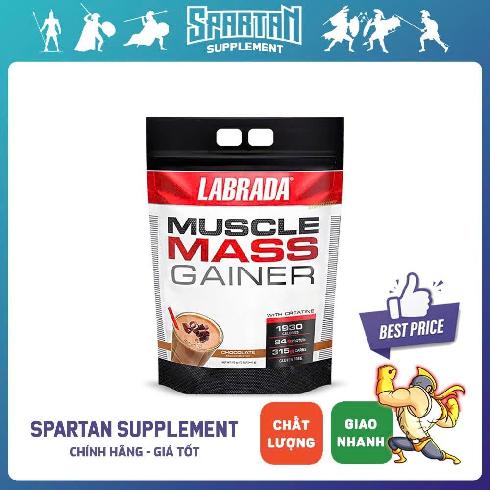 Muscle Mass Gainer - Sữa Tăng Cân Chất Lượng Của Hãng Labrada (12LBS)