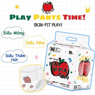  Bỉm Olola Skin Fit Play Hàn Quốc siêu mỏng siêu nhẹ siêu thấm hút cho bé 