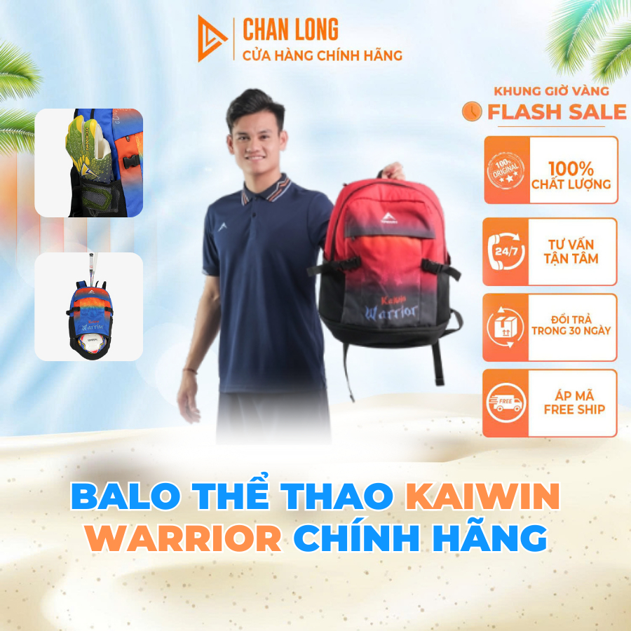 Balo Thể Thao KAIWIN WARRIOR Chính Hãng – Dung Tích Rộng, Chống Thấm Hiệu Quả