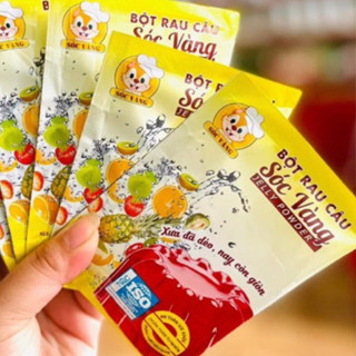 Set 10 gói bột rau câu Sóc Vàng. Bột rau câu làm thạch rau câu, thạch trái cây thơm, dẻo, giòn giòn