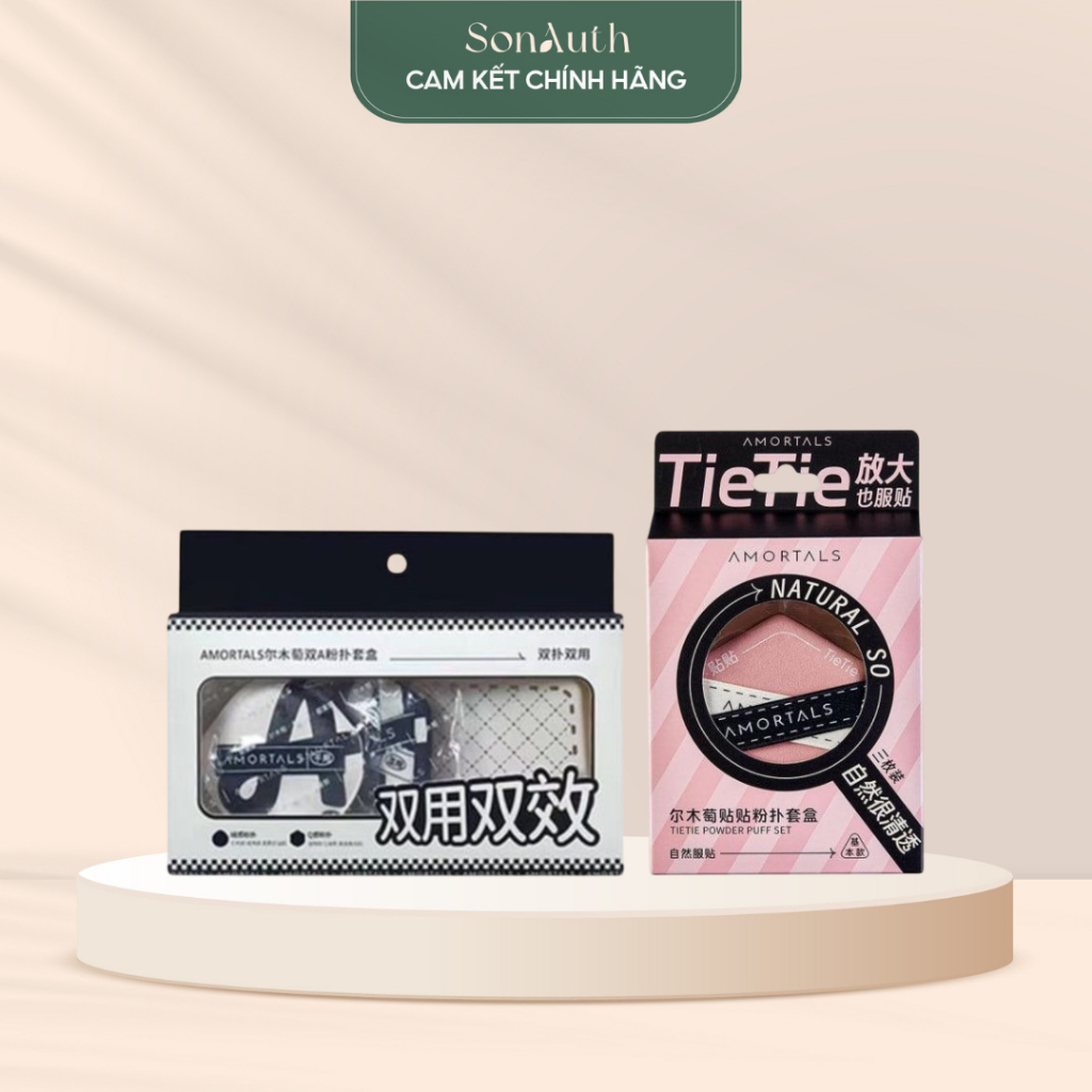 Bông mút Amortals Powder Puff Set (Nhập khẩu chính hãng)