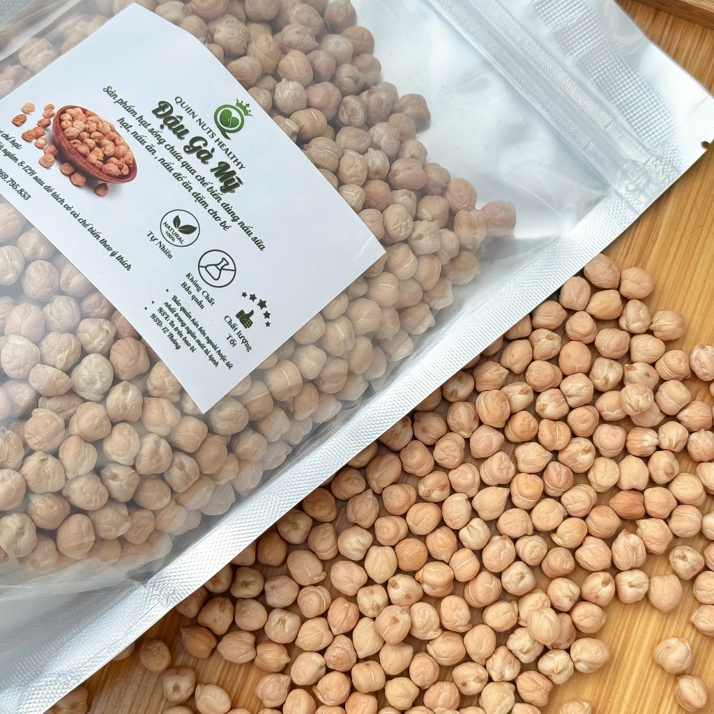 Đậu gà Canada sạch hạt to không biến đổi gen giàu vitamin và protein thực vật dùng nấu sữa hạt