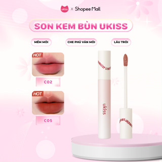 UKISS Son Kem Bùn Lâu Trôi Ukiss, Mềm Mượt Dễ Dàng Thoa Tán, Giữ Ẩm Nhẹ, Làm Đầy Rãnh Môi 3g