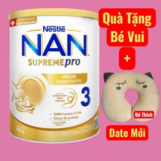 (Quà Tặng Bé Vui) Sữa Nan Supreme Pro Số 3 800g Dành Cho Bé 2-6Tuổi (DATE MỚI)