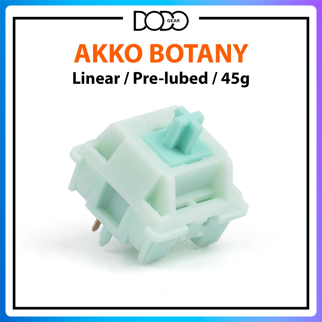 Switch Akko Botany 5 PIN Linear 45g công tắc bàn phím Switch Akko Botany DoDo Gear