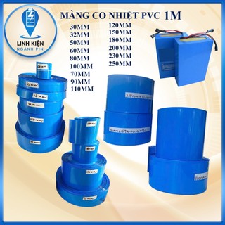 Màng Co Nhiệt PVC Bọc Pin – Cách Điện & Bảo Vệ Pin Chuyên Dụng – Nhiều Kích Thước - Dài 1M