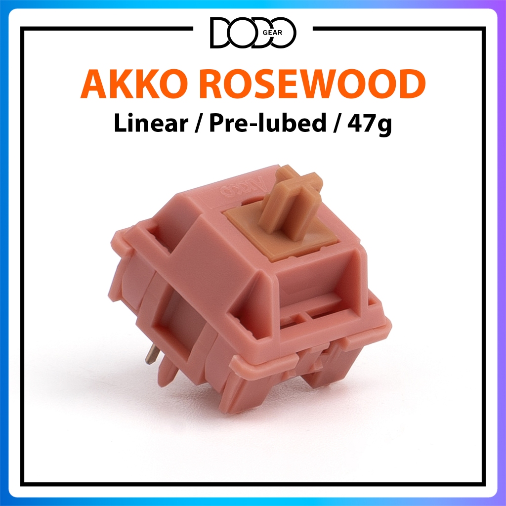 Switch Akko Rosewood 5 PIN Linear 50g công tắc bàn phím Switch Akko Rosewood DoDo Gear