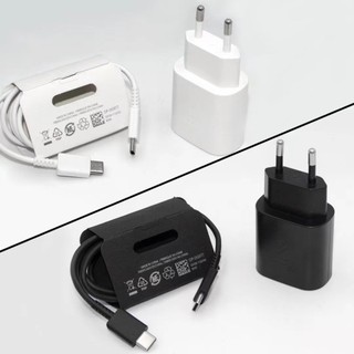    Bảo Hành 1 Năm   Bộ Sạc Siêu Nhanh 25w  Củ + Cáp Adaptor 25W + Cable chuẩn C to C Dùng Cho Sam-sug 