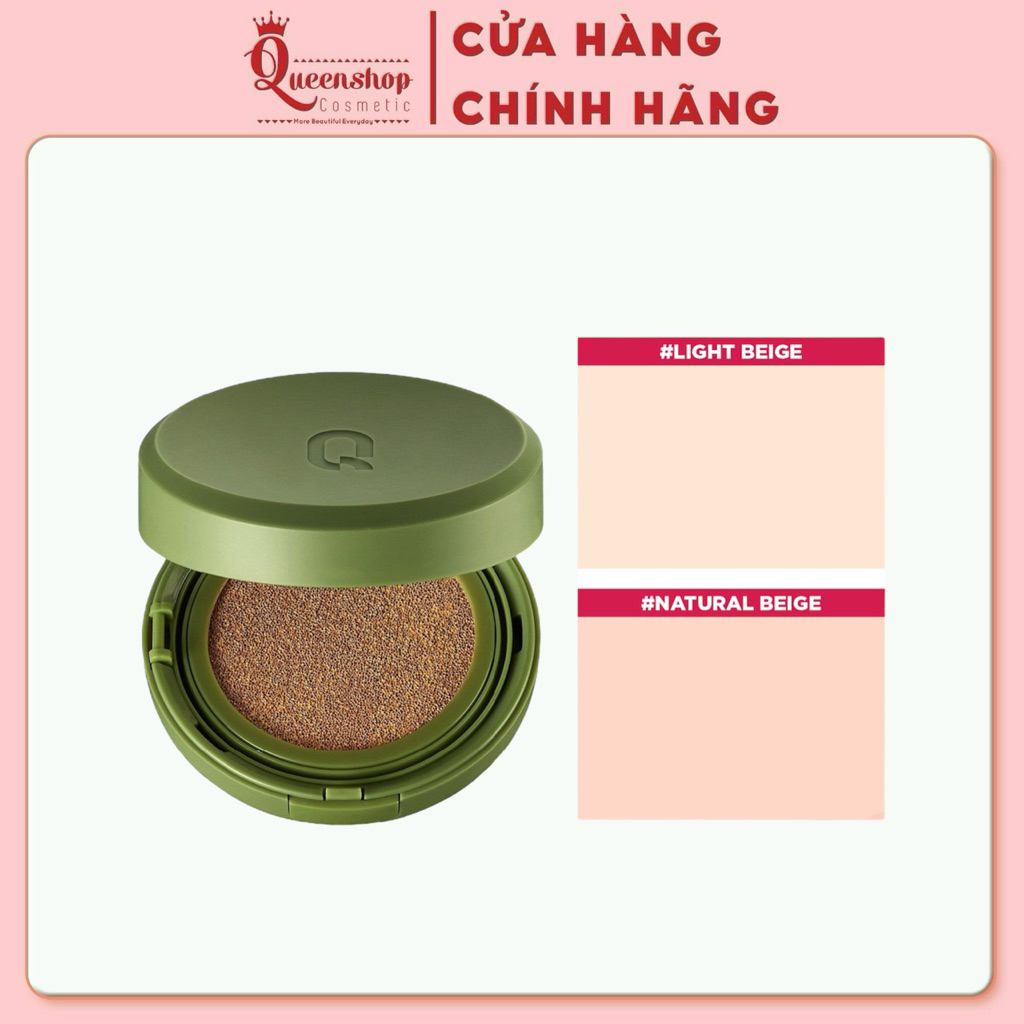 Siêu Phấn Nước Căng Bóng GLAMRR Q Vegan Super Glow Cushion SPF50+/PA++++ (1 lõi x 15g)