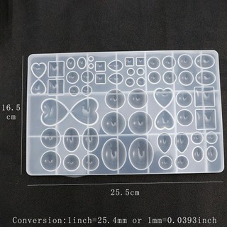 Bảng Khuôn Silicon Làm Mặt Dây Chuyền Resin UV
