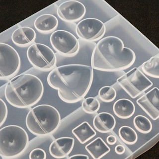 Bảng Khuôn Silicon Làm Mặt Dây Chuyền Resin UV