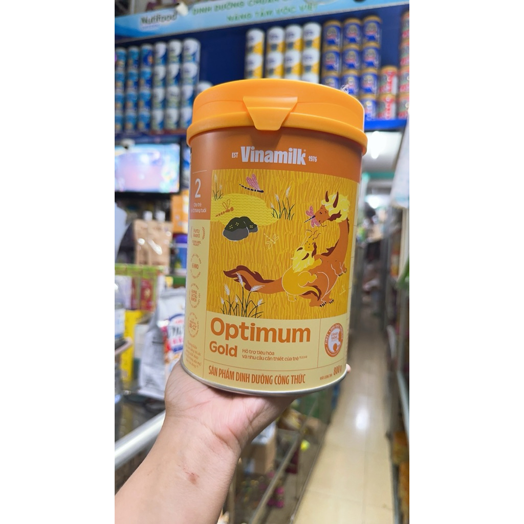 [Mẫu Mới ] Sữa bột Vinamilk Optimum Gold 2 800g