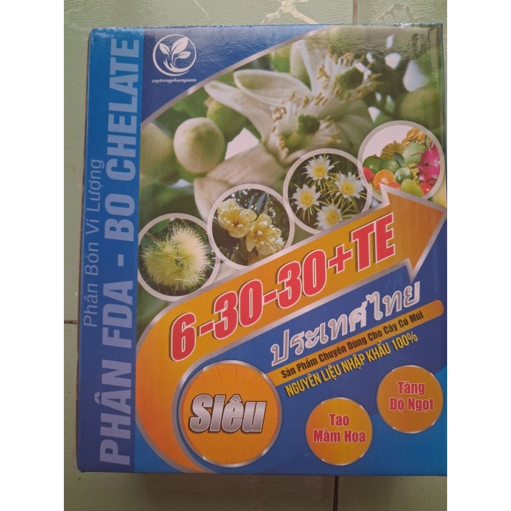 Phân bón lá 6-30-30+TE 1KG