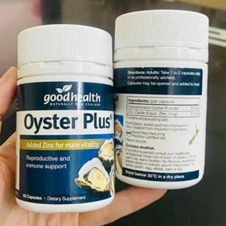 Hàu Oyster Plus bổ sung tinh chất hàu 60v, hàng Úc