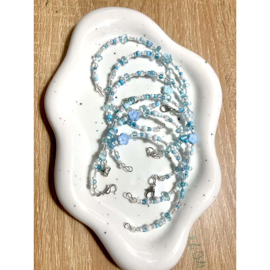 Vòng tay mix màu pastel nhẹ nhàng theo tone màu , TONE XANH BIỂN 🩵