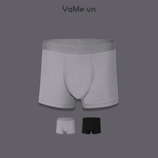 Quần Lót Nam Trunk Vải Bamboo Màu Đen, Xám Kháng Khuẩn, Khử Mùi, Co Giãn Tốt Thương Hiệu Y2010 Nguyên Bản Ver3 20543