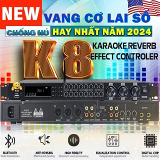 VANG CƠ LAI SỐ K8,Tiếng Hát Trong Rõ Ràng,Chống Hú, Echo Mềm Mại,Chip Xử Lý Công Nghệ Mới 48bit DSP