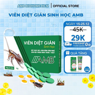 Thuốc diệt gián sinh học AMB, diệt tận gốc tất cả các loại gián, viên diệt gián hiệu quả, an toàn