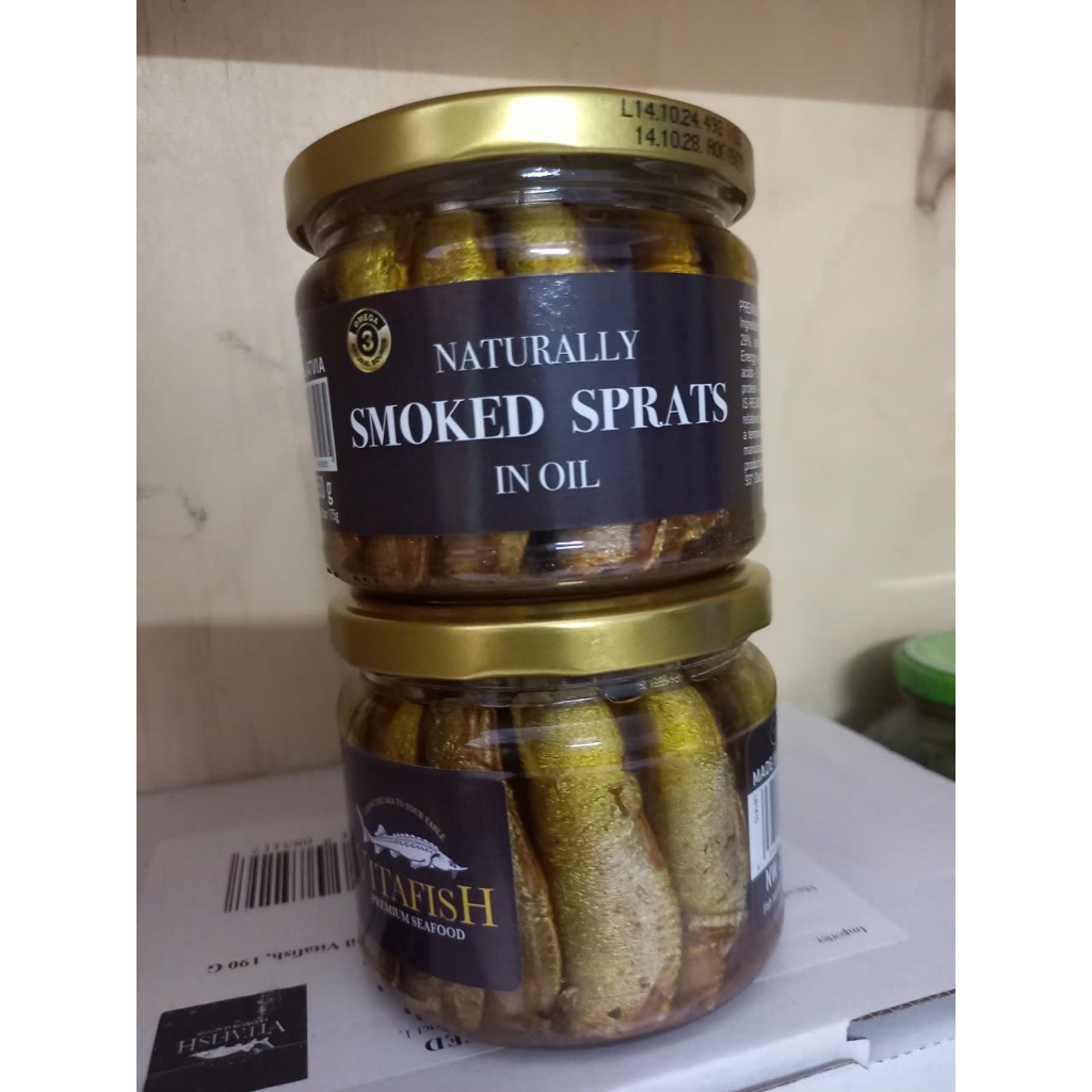 Cá trích ngâm dầu oliu 250g vitafish Nga