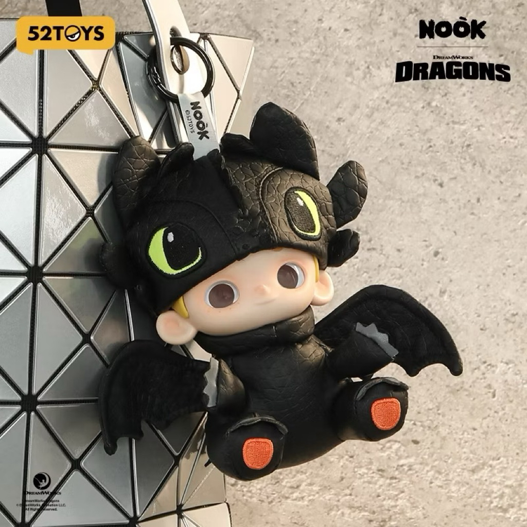 [100% CHÍNH HÃNG - CÓ SẴN] Móc khoá 52TOYS NOOK Limited Edition- NOOK x Toothless Figure Toy