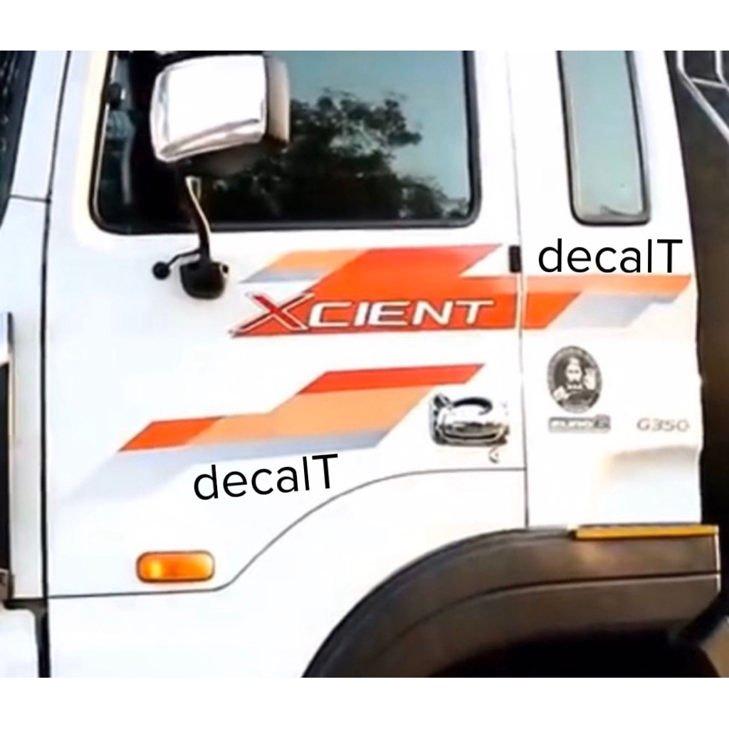 Tem Dán Xe Tải Xcient. Tem Dán Xe Tải Xcient