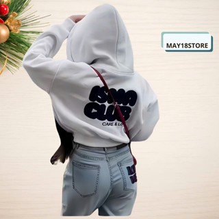  Áo khoác nỉ crotop 3 túi thêu chữ nón to tay xỏ ngón thiết kế trẻ trung MAY18STORE 