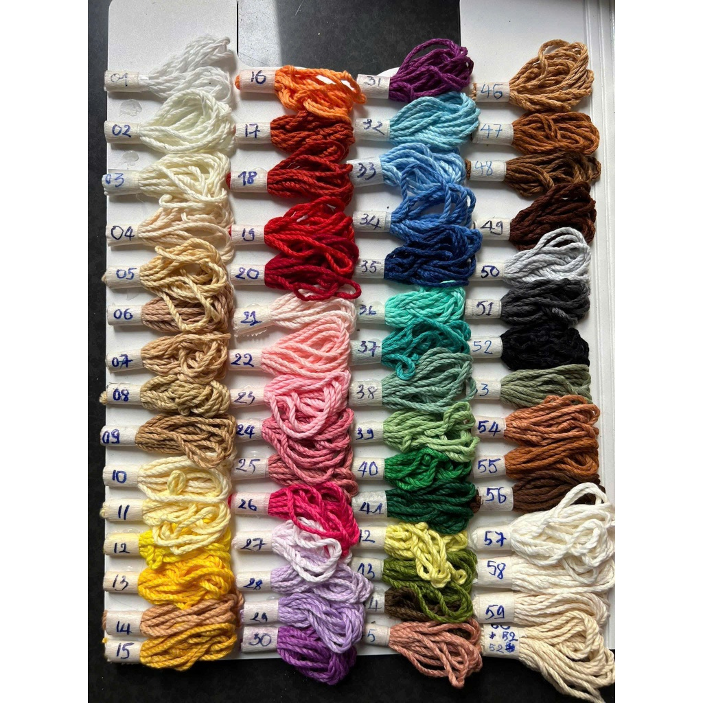 Cuộn 200gr ( ~160 mét ) dây cotton macrame 2mm - bảng 2