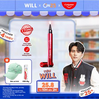   Wil 365 x Colgate  Bút trắng răng Colgate Optic White O2 2,5ML răng trắng 3 tông an toàn không ê buốt 