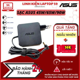 Sạc ASUS Laptop Vivobook Zenbook 45W 65W 90W Bảo Hành 24 Tháng Dùng Ổn Định Bền Bỉ