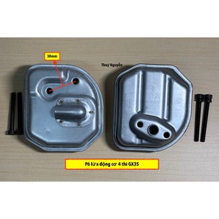 Pô lửa (xả), bô lửa máy phát cỏ /cắt cỏ động cơ 4 thì /2thì