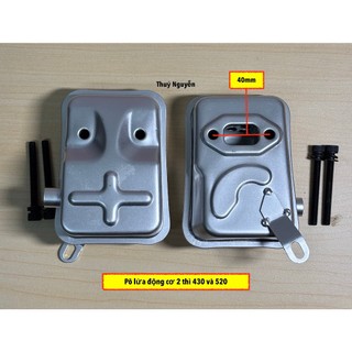 Pô lửa (xả), bô lửa máy phát cỏ /cắt cỏ động cơ 4 thì /2thì