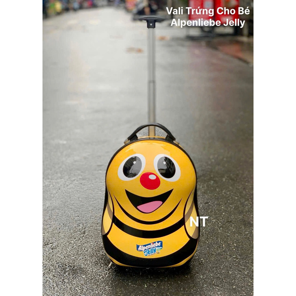 [Hoả tốc] Vali Scooter cho bé hình trứng 16 inch, Vali trẻ em vinamilk