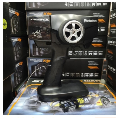 Tay cầm điều khiển Futaba 3PV, HotRC, RC6GS cũ đẹp, sóng xa, dễ sử dụng
