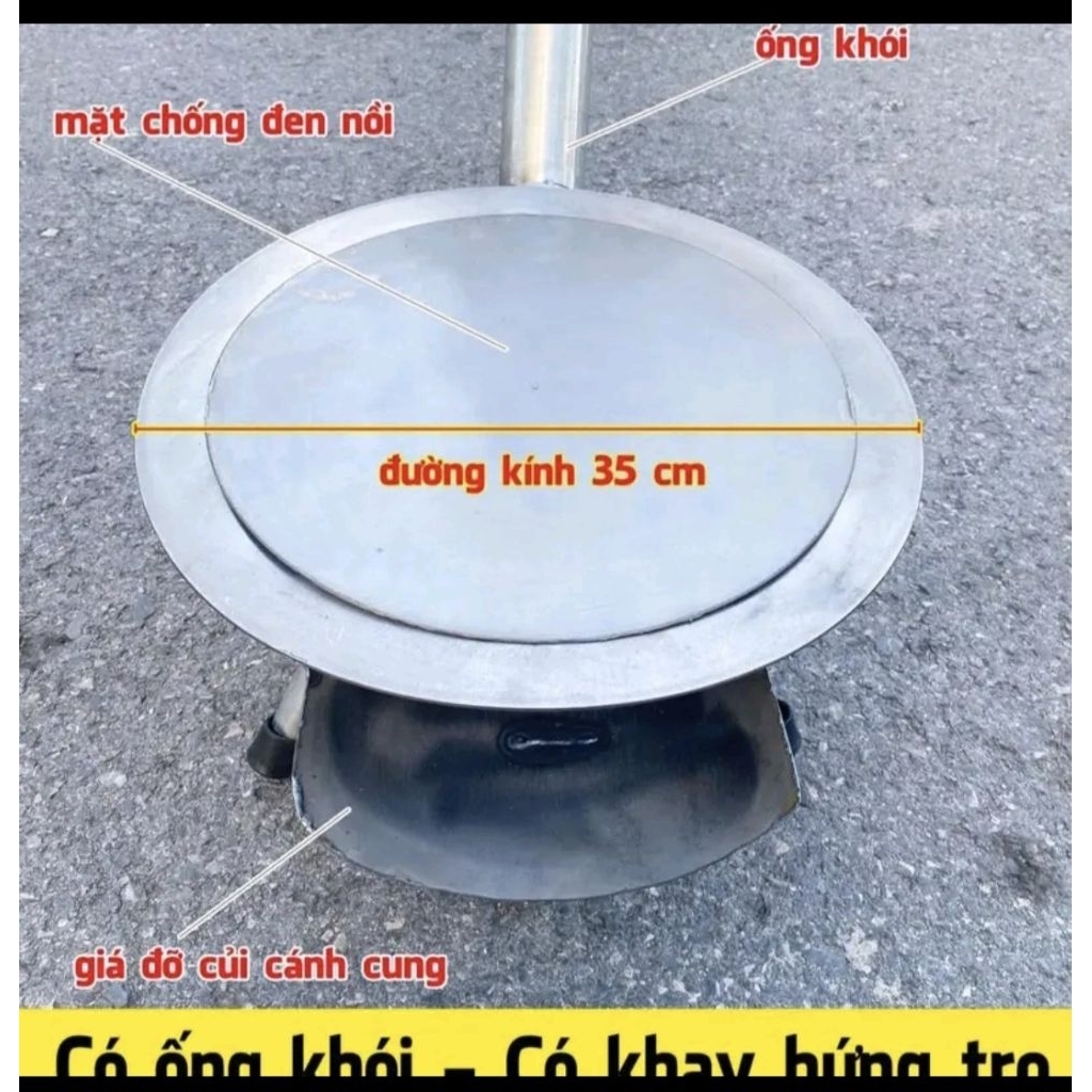 BẾP ĐUN CỦI_ TẤM CHỐNG ĐEN NỒI_ CÓ ỐNG KHÓI...ĐỦ KÍCH THƯỚC.35CM.40 CM.50CM