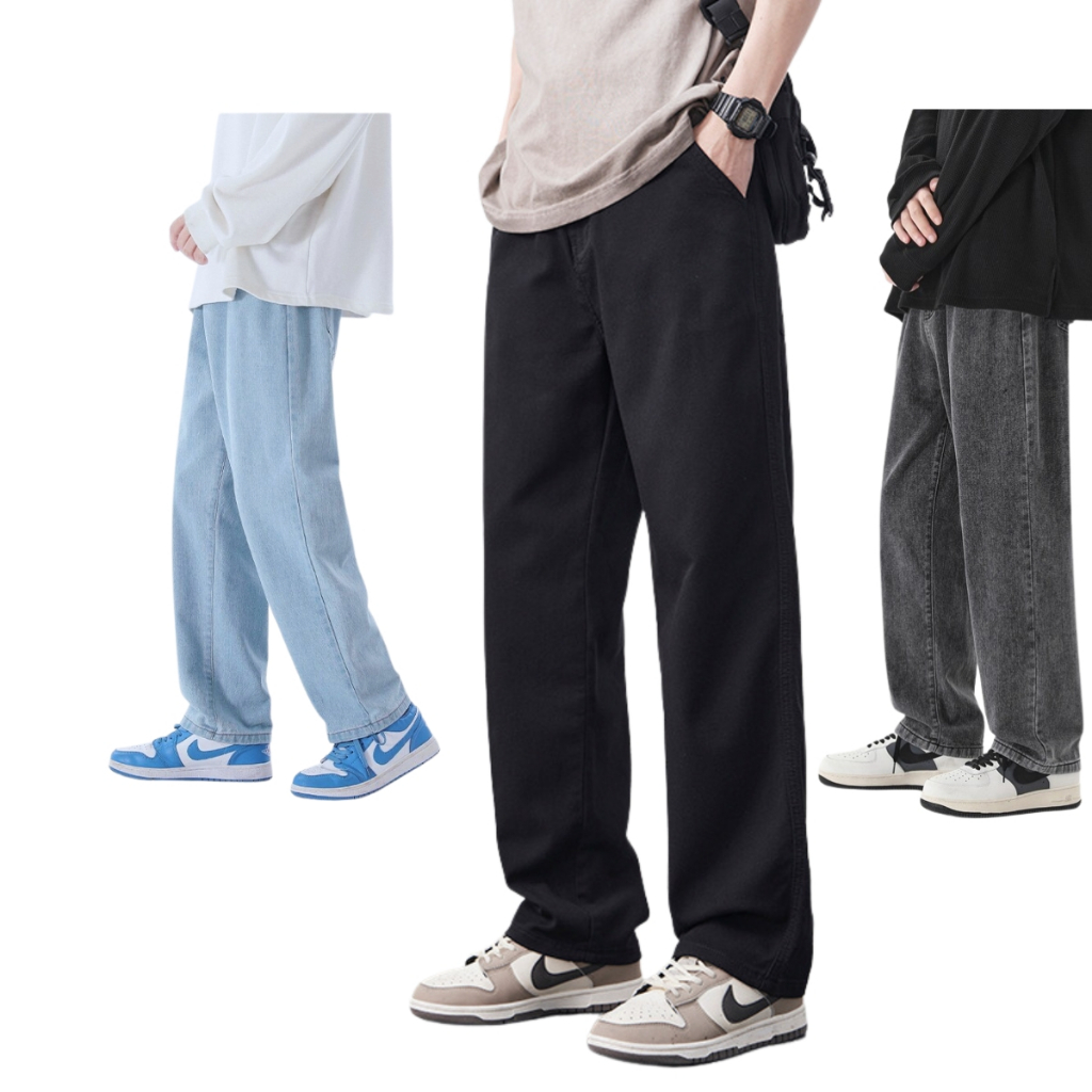 Quần jean nam KAYJODO quần bò ống suông nam JD1