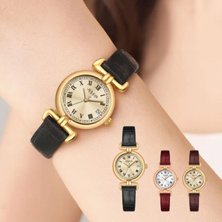 Đồng Hồ Nữ JA-1529 Julius Hàn Quốc Dây Da (3 Màu)