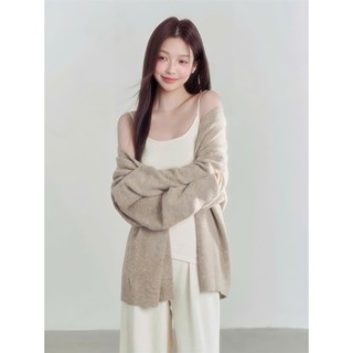 [Sẵn] Áo Khoác Len Cách Điệu Đà Cardigan Nữ Kiểu Tiểu Thư Dệt Kim Tay Dài Đi Đà Lạt Bigsize Mùa Thu Đông Nữ Chali AL273