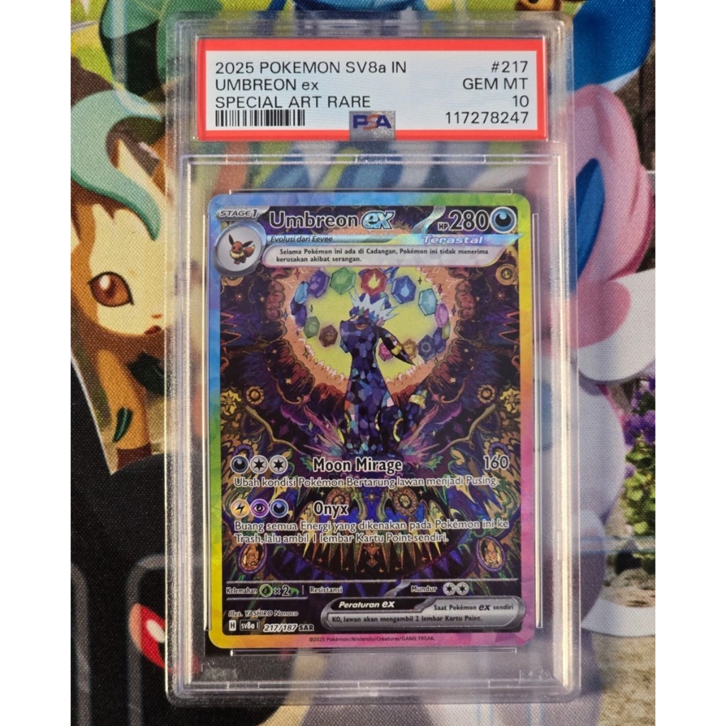 Tranh thẻ psa Umbreon EX 217/187 English slab PSA 10 d75 29