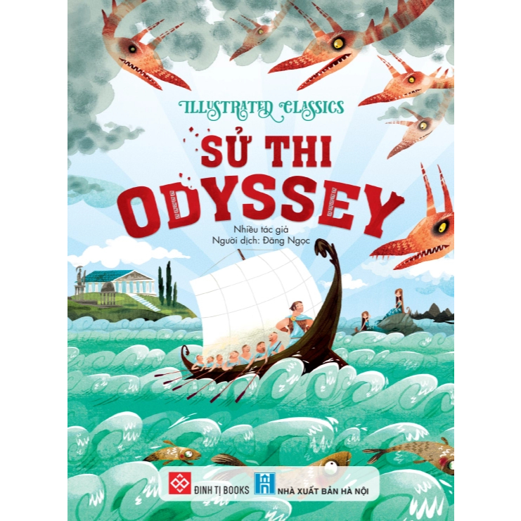 Sách - Illustrated Classics - Sử thi Odyssey