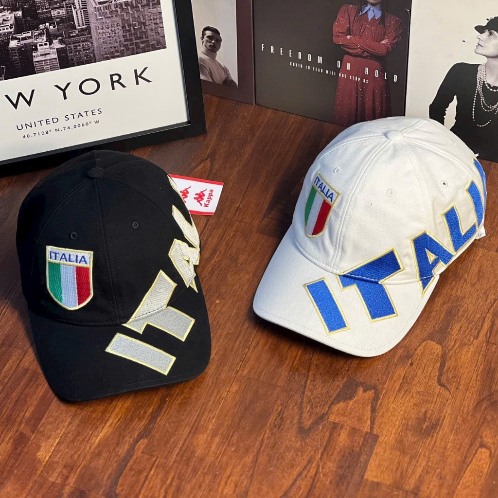 Nón kết lưỡi trai Mũ Kappa italy thêu chữ lớn sang trọng
