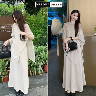  Set đầm bầu tiểu thư gồm áo choàng và váy len 2 dây phong cách vintage mặc dự tiệc công sở hè thu cho nàng bầu X468 