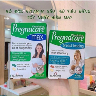 Vitamin Bầu Pregnacare Max của Anh 84 viên, Vitamin tổng hợp cho mẹ sau sinh