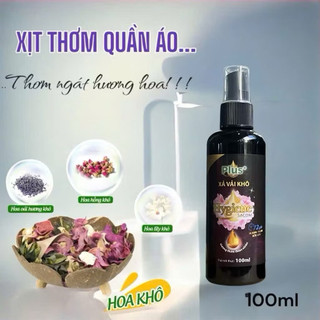 Combo 4 chai xịt thơm quần áo-Chau xịt xả vải khô HygienC Plus giữ thơm lâu,giúp quần áo nhanh vào nếp
