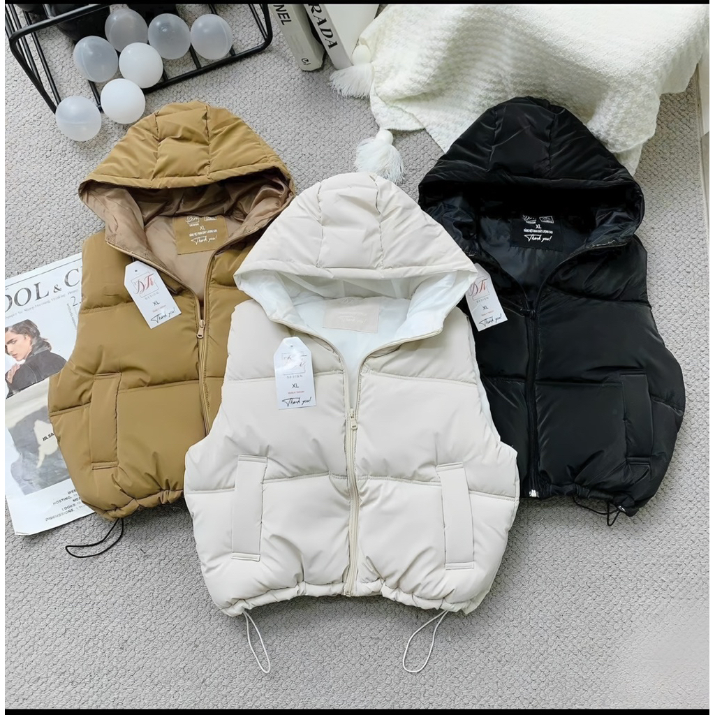 { Rẻ vô địch } Áo gile nữ, áo phao gile, áo gile phao có mũ, gile phao crotop ,áo gile chất nhung lỳ