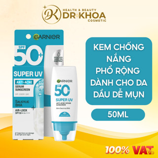 Kem Chống Nắng Garnier Super UV Anti-Acne Serum Sunscreen SPF50+ PA++++ 30ML